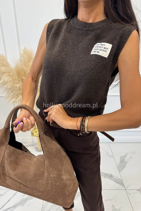 Torebka duża shopper beżowa LIV